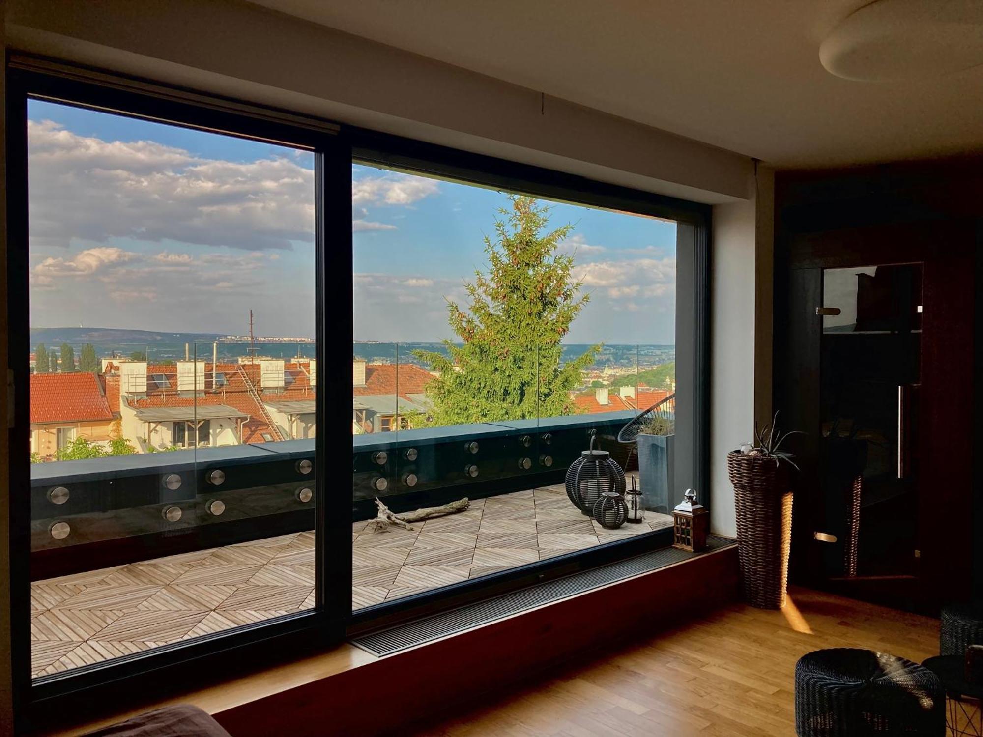 Apartment Se Saunou A Terasou S Vyhledem Na
